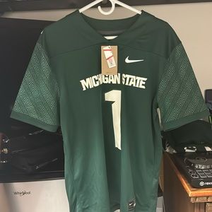 Michigan state men’s football jersey